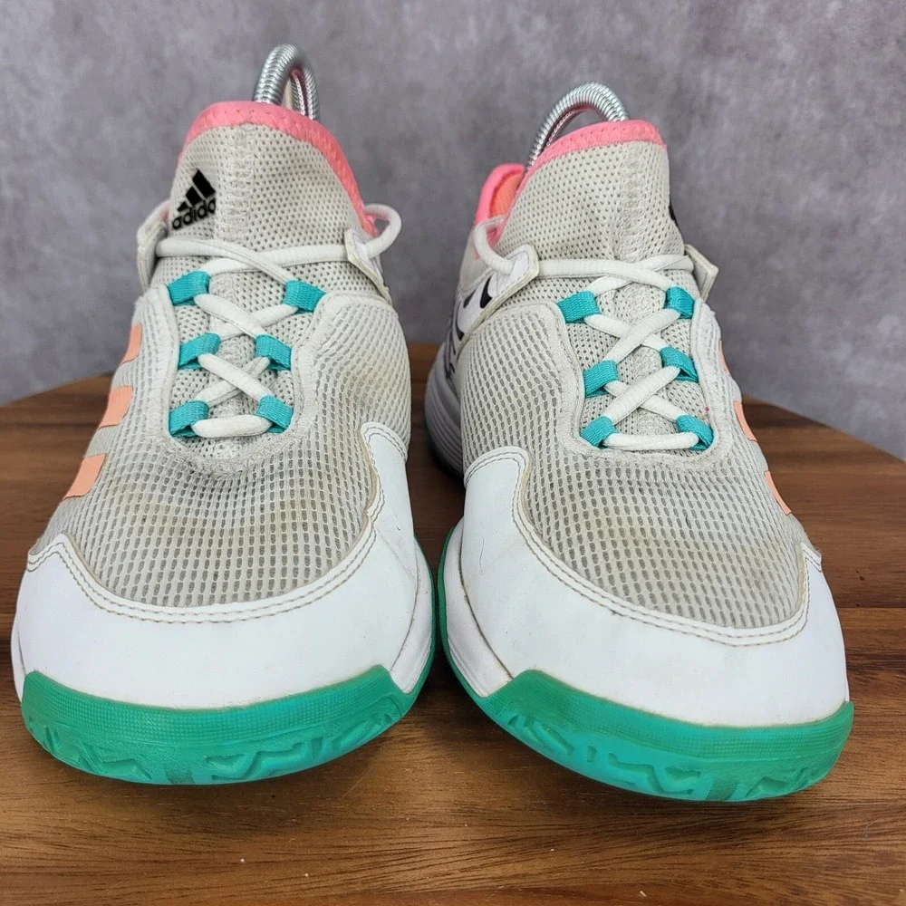 Adidas Adizero Ubersonic 4 K Tennis Shoes Mens 5.5 Pickle Ball Sneakers‎ GY3222